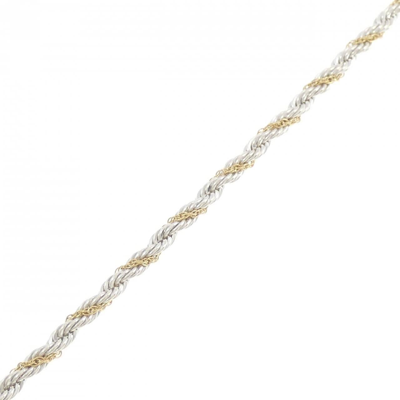 【ヴィンテージ】ティファニー 925/750YG ブレスレット