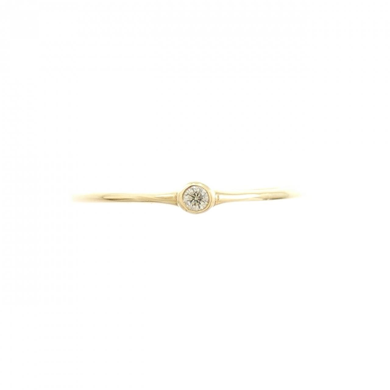 【新品】K18YG ダイヤモンド リング 0.02CT