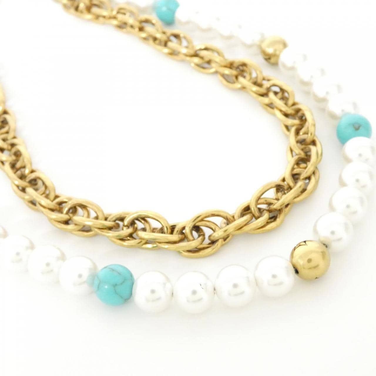 ルイヴィトン バッグ チャーム チェーン ターコイズロデオ M02097 バッグチャーム