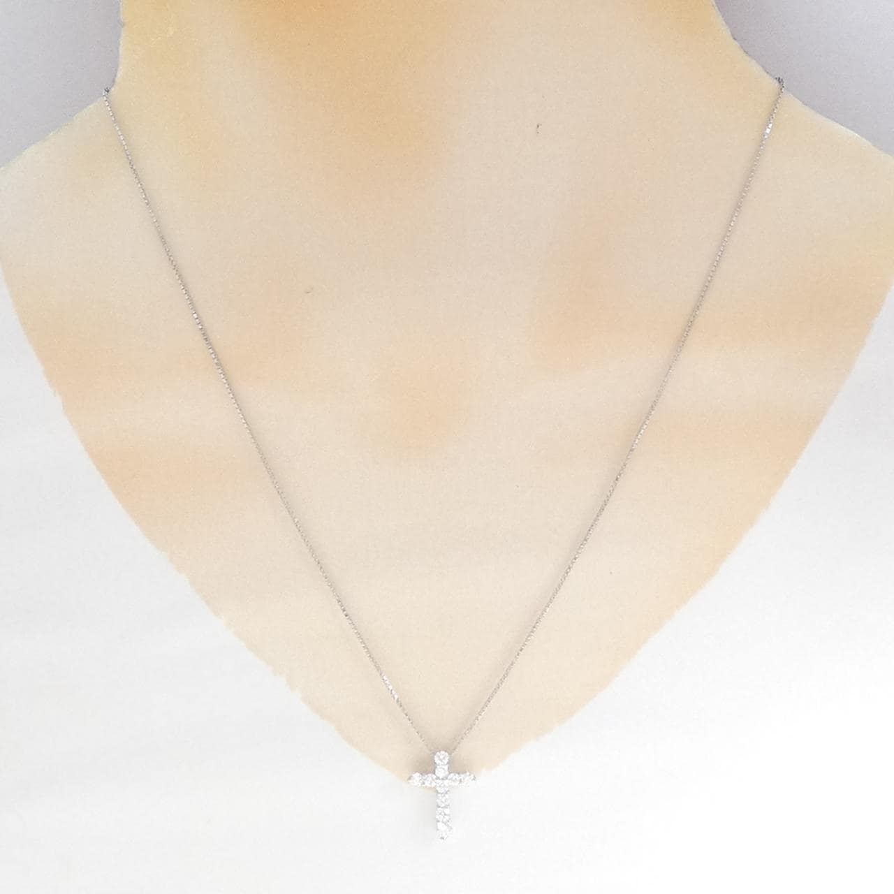 ポーラ クロス ダイヤモンド ネックレス 0.50CT