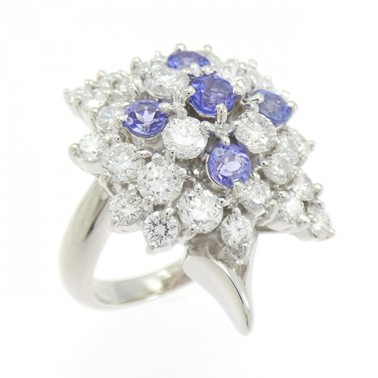 PT900 タンザナイト リング 0.760CT