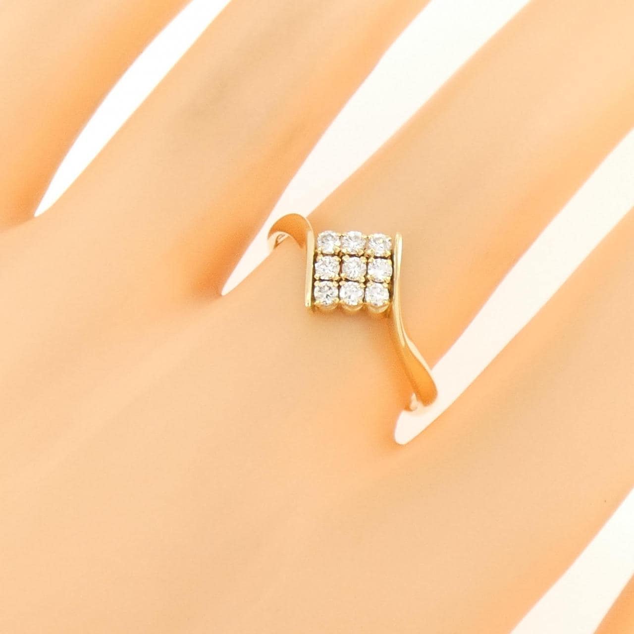 ミキモト ダイヤモンド リング 0.22CT