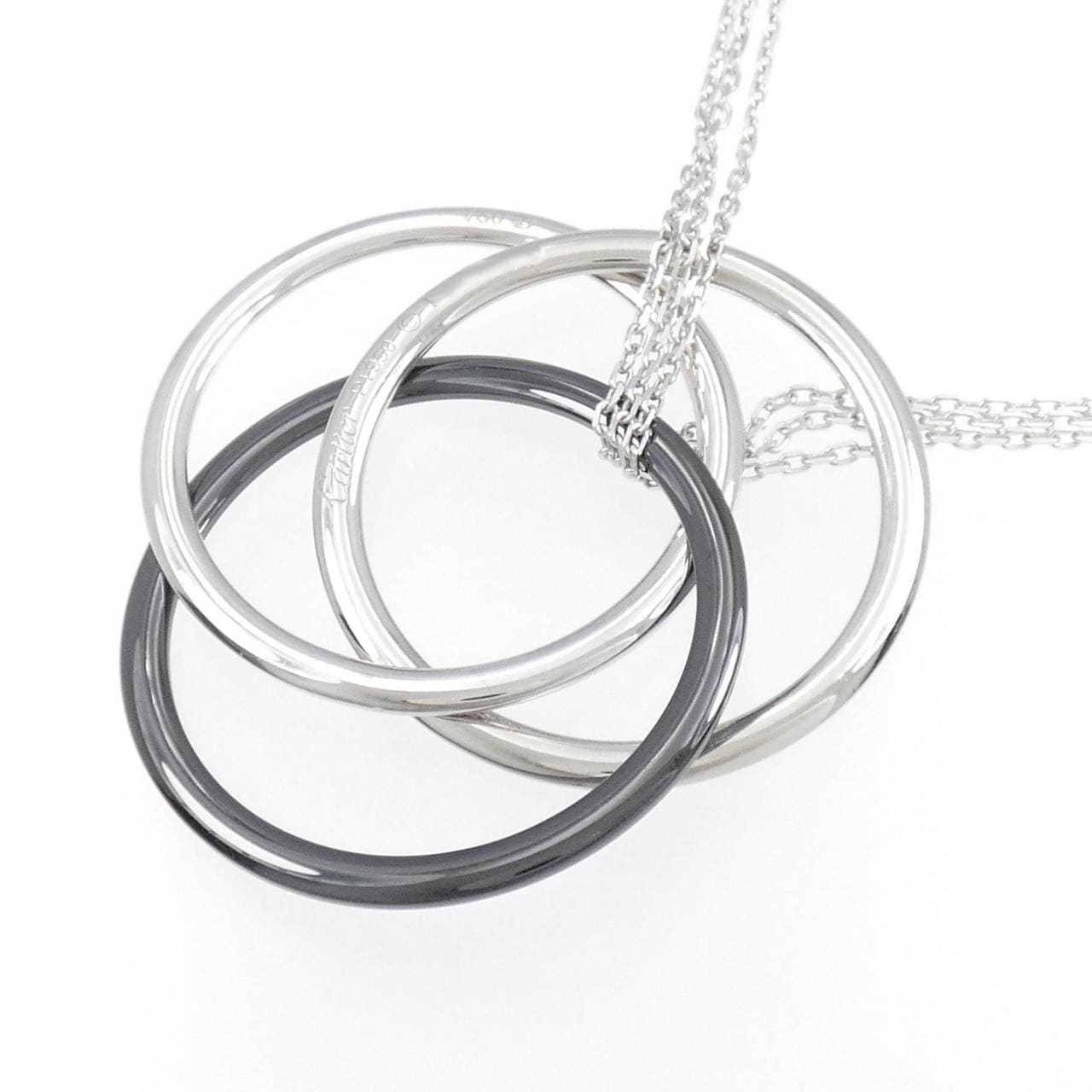 Cartier Trinity Black & White Pendant Necklace