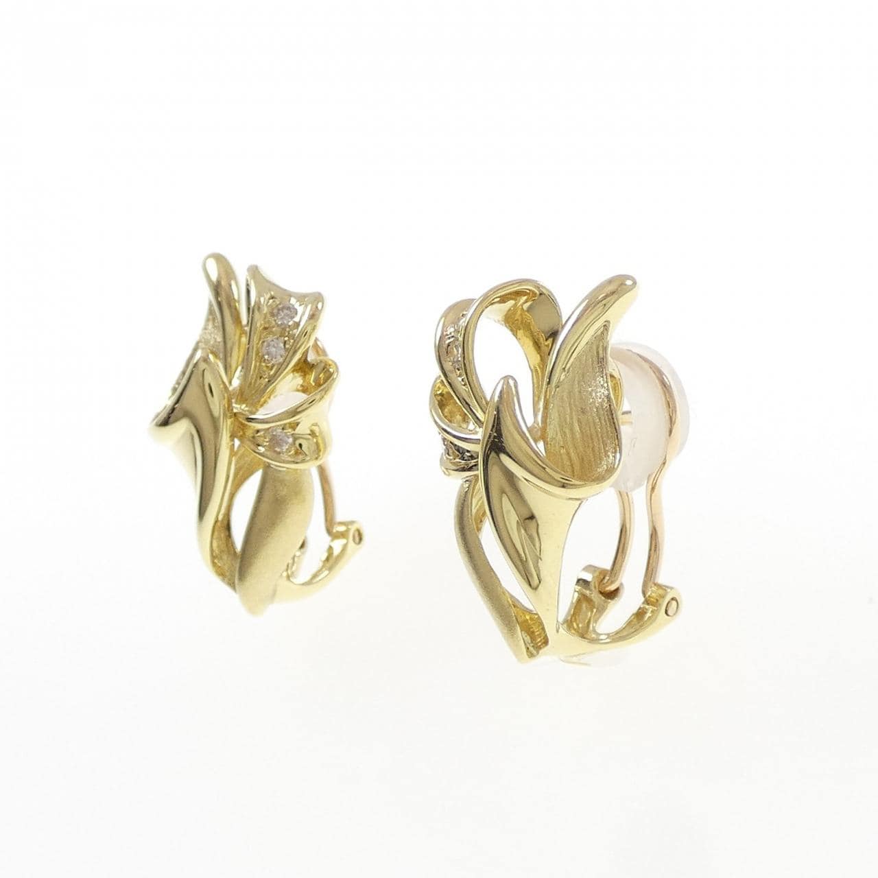 K18YG ダイヤモンド ピアス/イヤリング 0.10CT