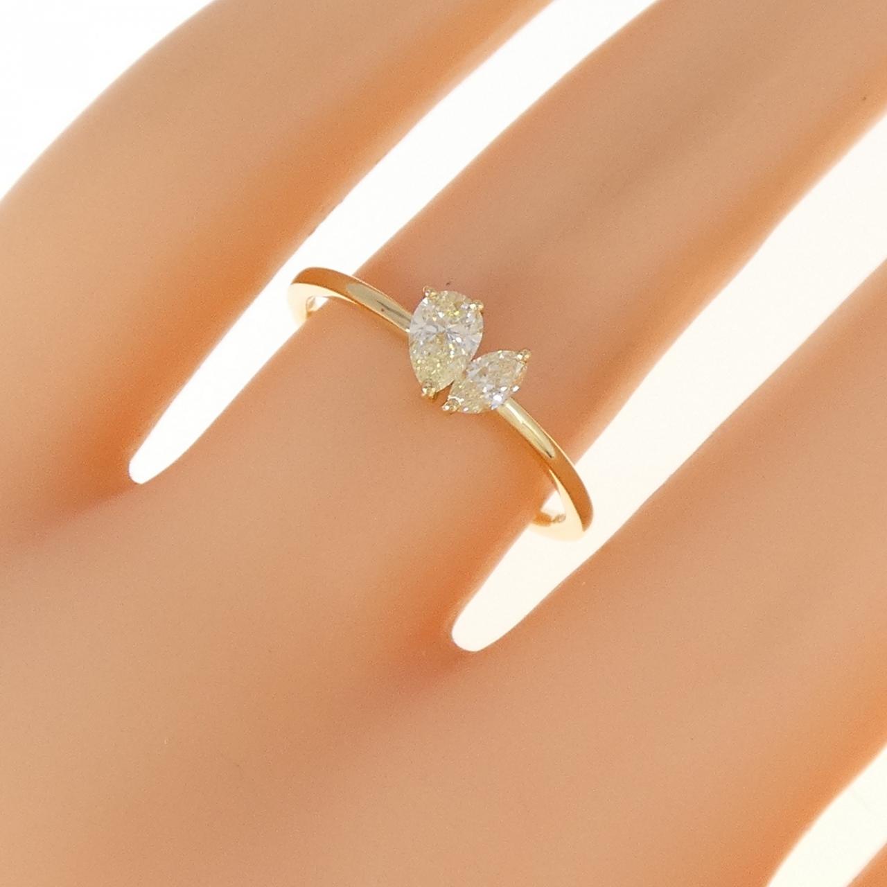 [新品] K18YG钻石0.30CT