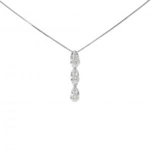 PT900/PT850 ダイヤモンド ネックレス 1.00CT