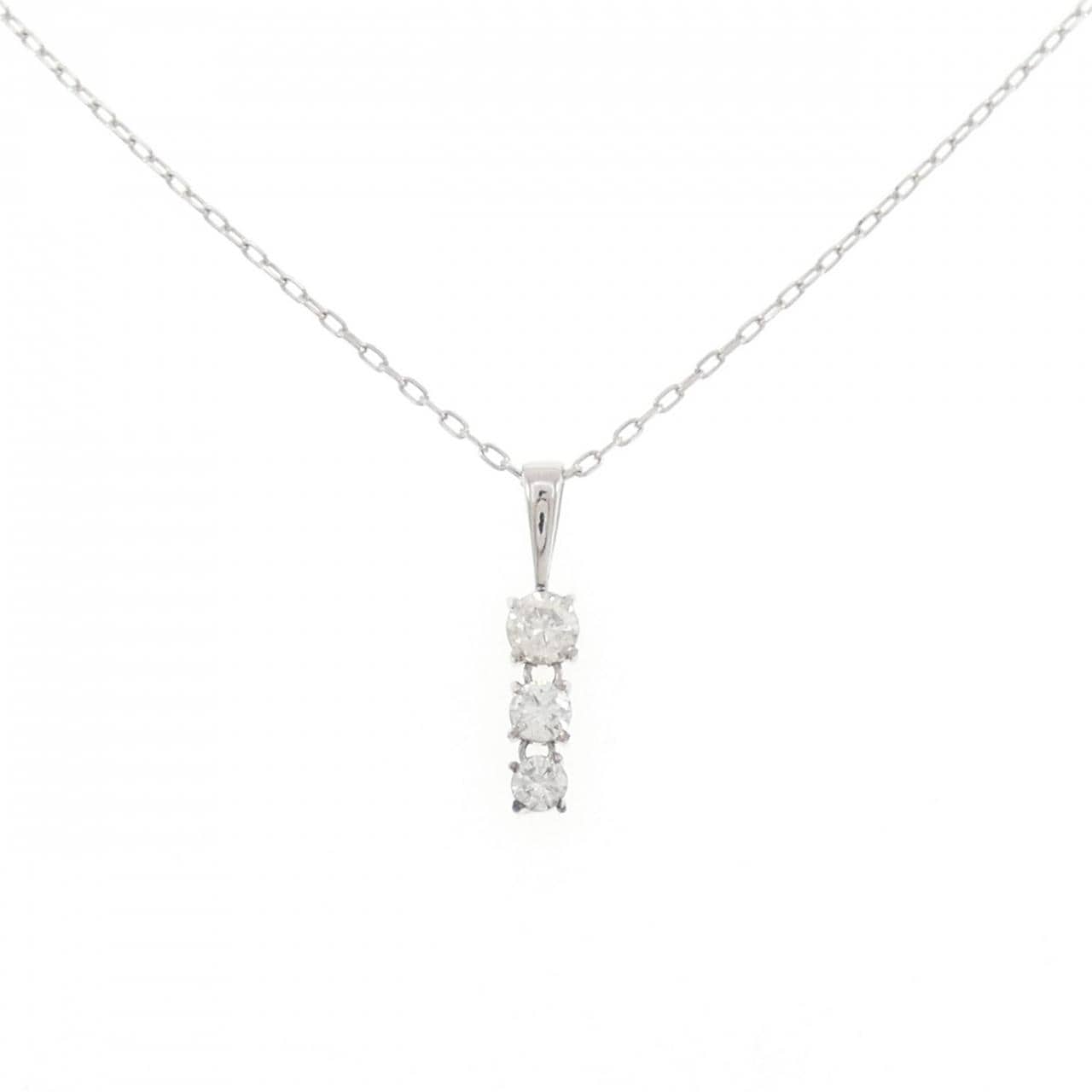 PT900/PT850 ダイヤモンド ネックレス 0.337CT