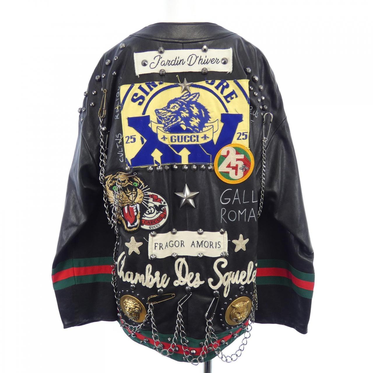 グッチ GUCCI FRAGOR AMORIS JARDIN D'HIVER 554594 XNABL レザージャケット