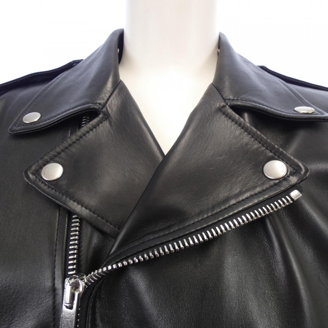 SAINT LAURENT L01O 經典機車夾克 484284 Y5YA2 皮革騎士夾克