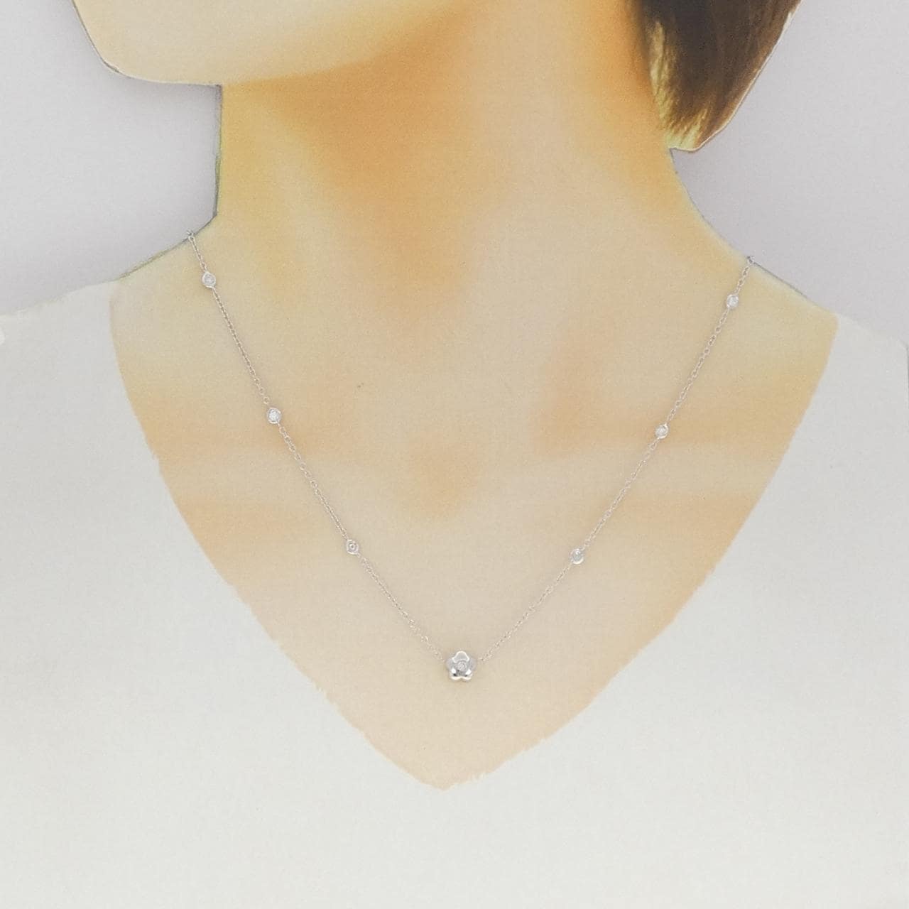 ポンテヴェキオ ダイヤモンド ネックレス 0.25CT