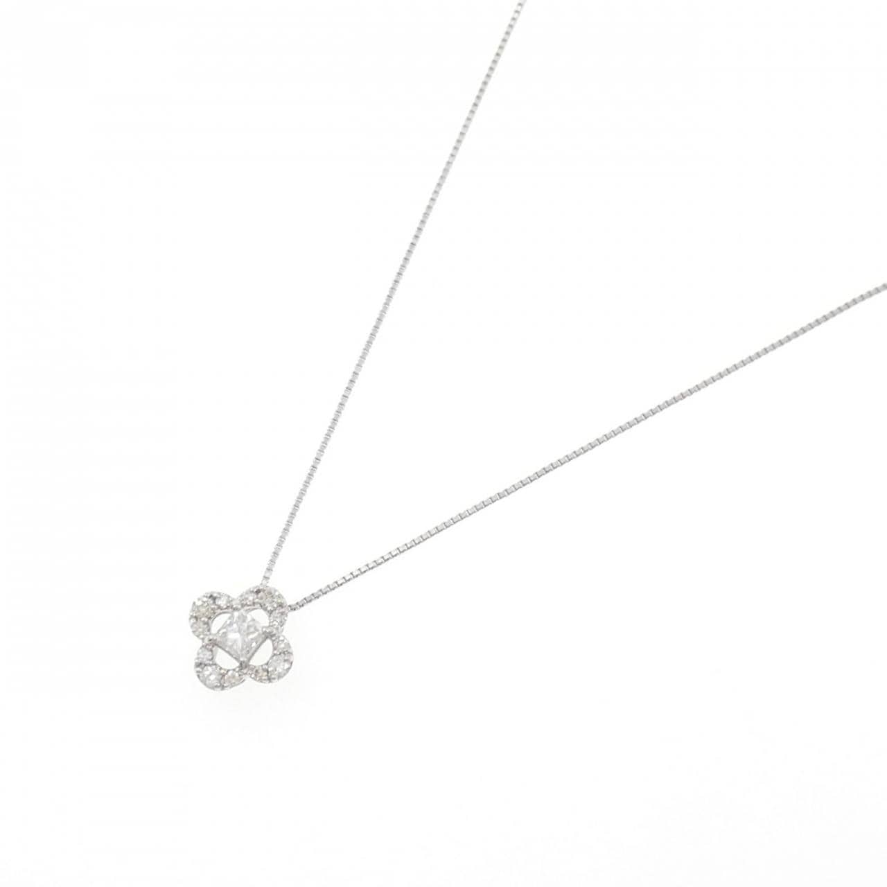 PT950/PT850 ダイヤモンド ネックレス 0.183CT