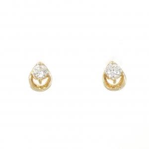 アガット ダイヤモンド ピアス 0.20CT