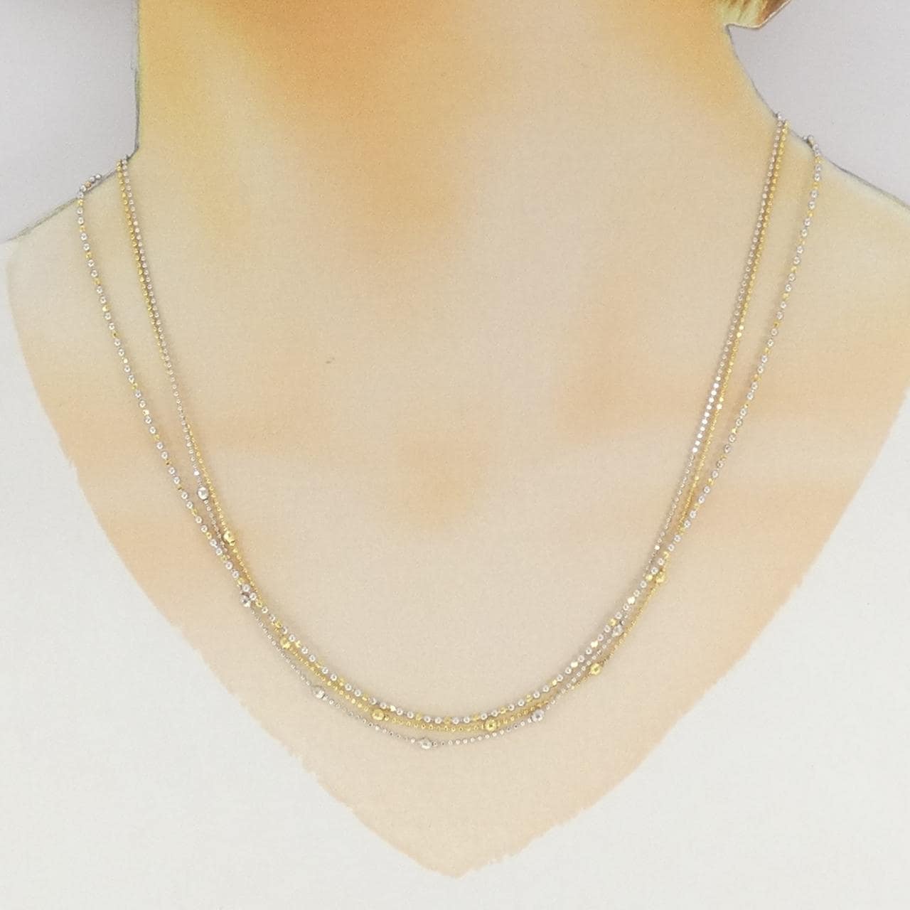 K18YG/K18WG ネックレス