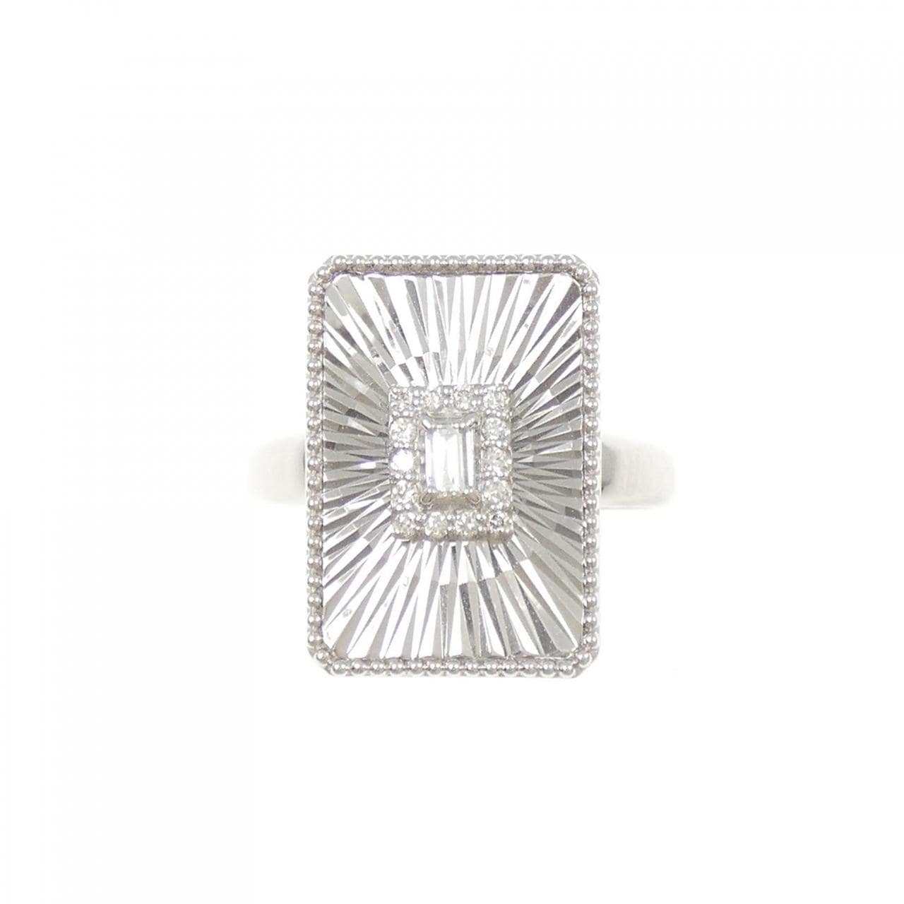 【新品】PT900 ダイヤモンド リング 0.12CT