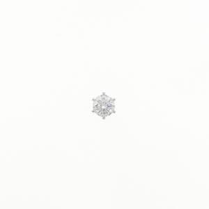 【リメイク】PT900/ST ダイヤモンド ピアス 0.221CT D VVS2 EXT 片耳