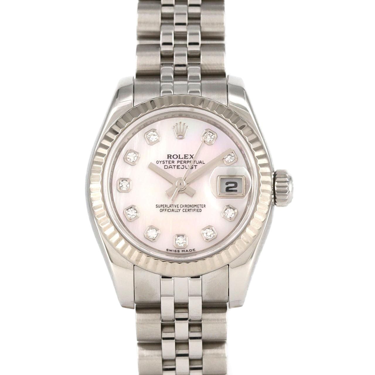 ロレックス デイトジャスト 179174NG SSxWG 自動巻 V番