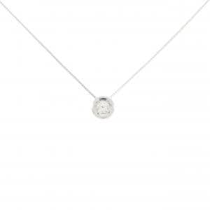 K18WG ダイヤモンド ネックレス 0.15CT