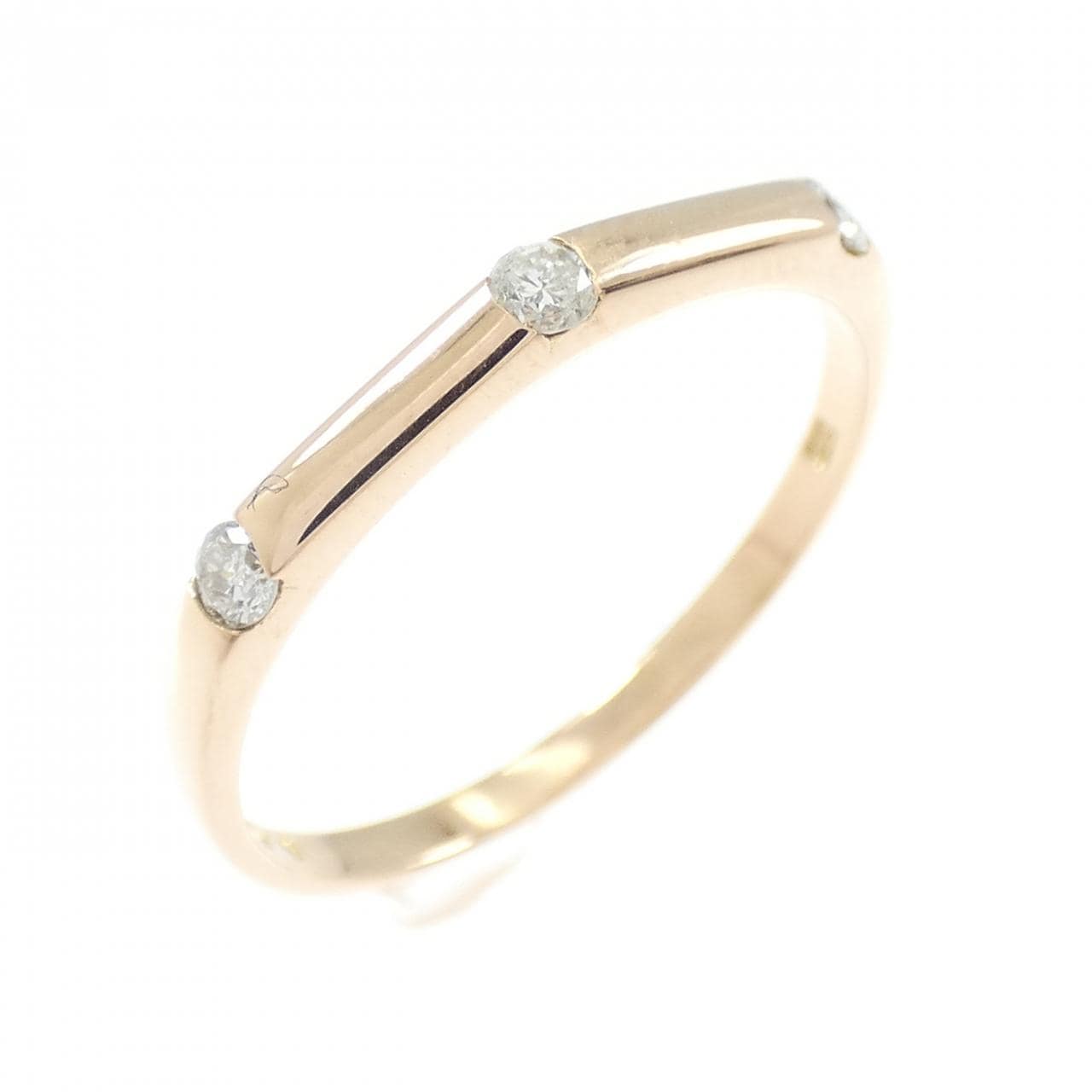K18PG ダイヤモンド リング 0.10CT