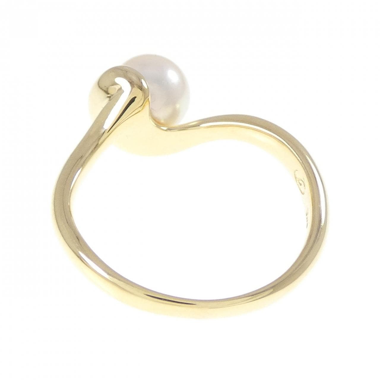 K18YG アコヤパール リング 6.2mm