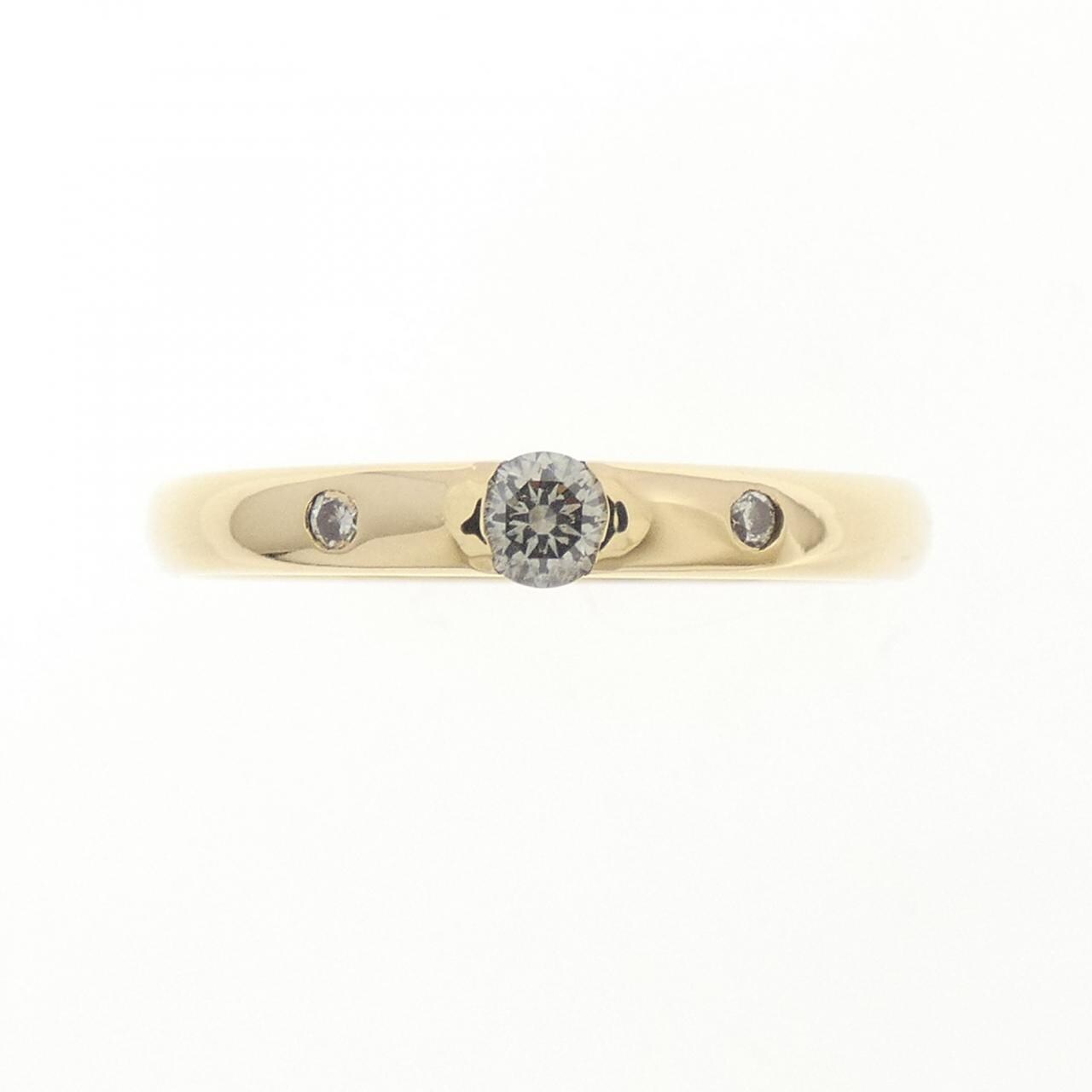 K18YG ダイヤモンド リング 0.13CT