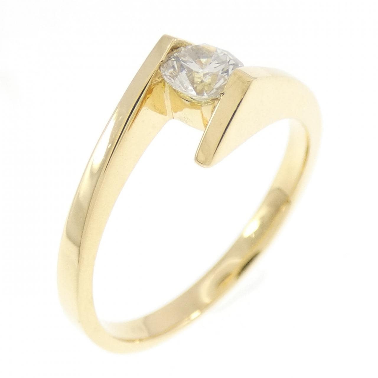 K18YG ダイヤモンド リング 0.24CT