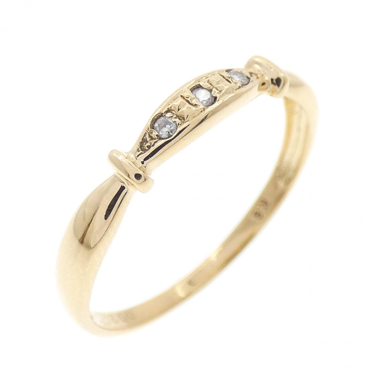 K18YG ダイヤモンド リング 0.02CT