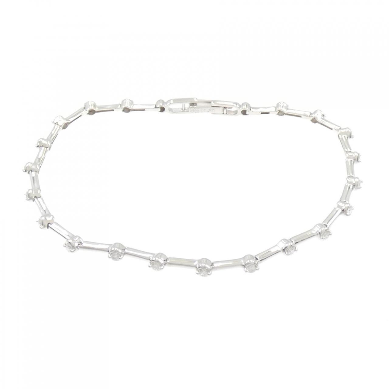 K18WG Diamond bracelet 0.50CT