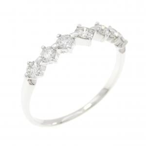 K18WG ダイヤモンド リング 0.50CT