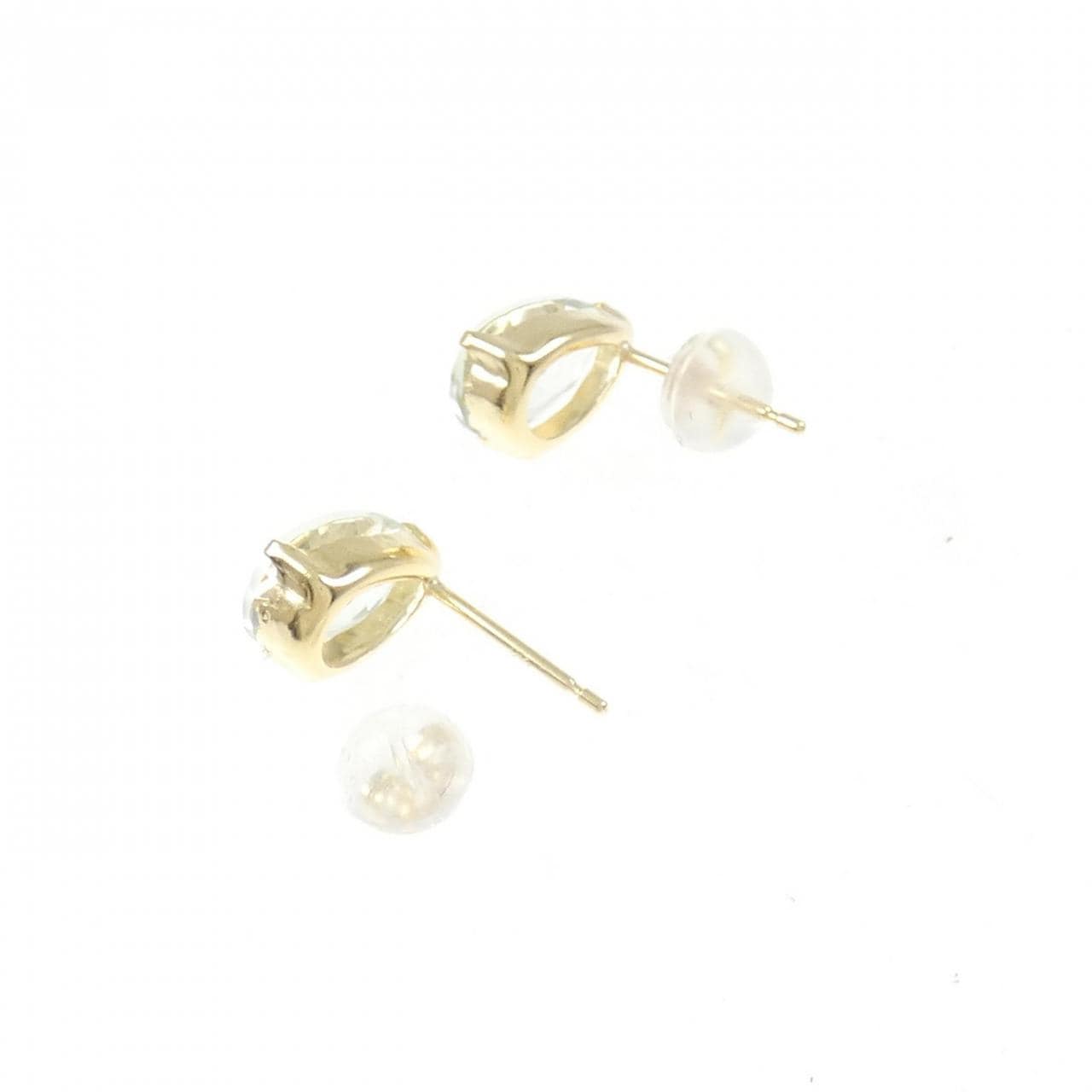 [BRAND NEW] K18YG Quartz earrings