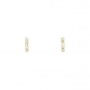 【新品】K18YG ダイヤモンド ピアス 0.10CT