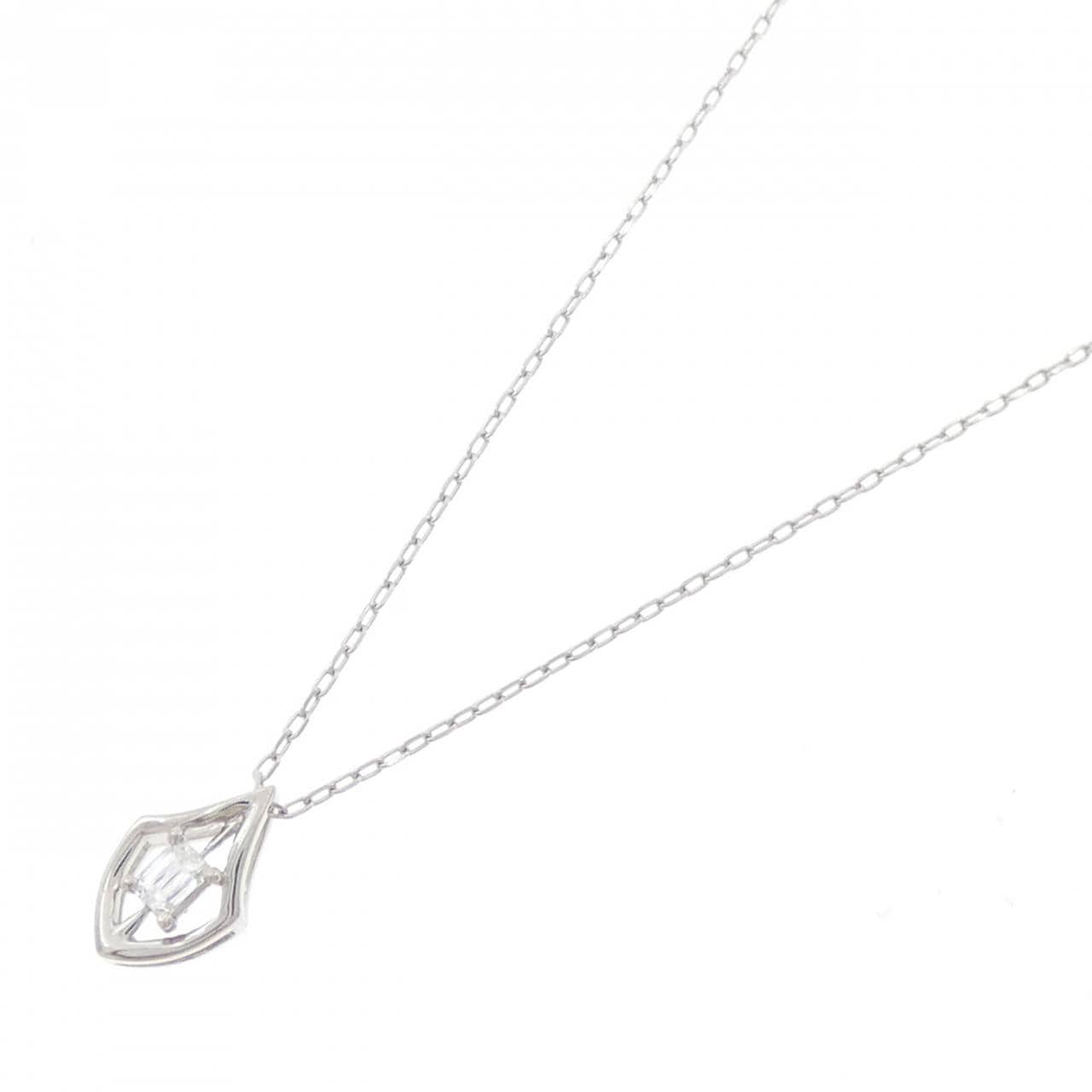 PT950/PT850 ダイヤモンド ネックレス 0.10CT