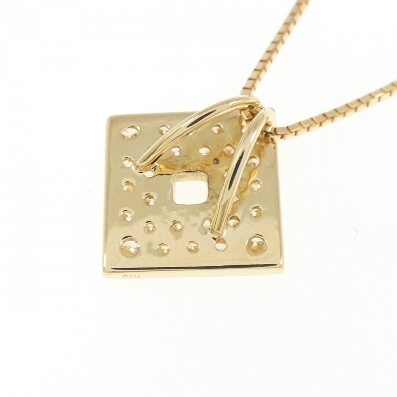 K18YG ダイヤモンド ネックレス 0.35CT