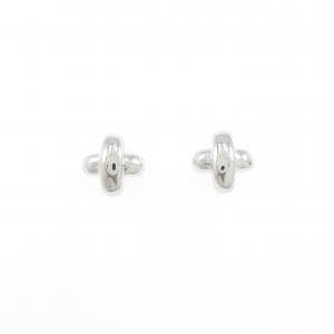 750WG/K18WG クロス ピアス