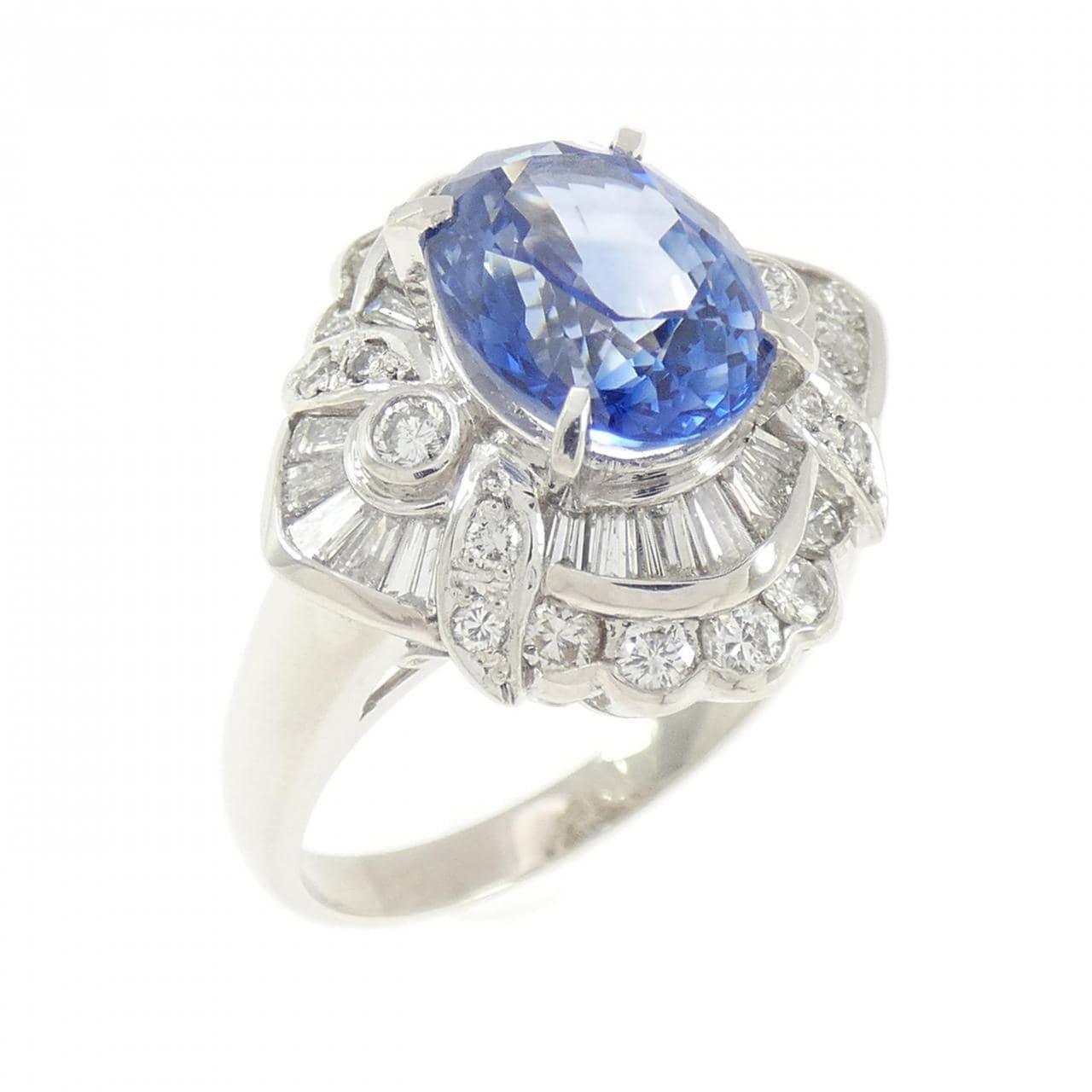 PT900 サファイヤ リング 3.17CT