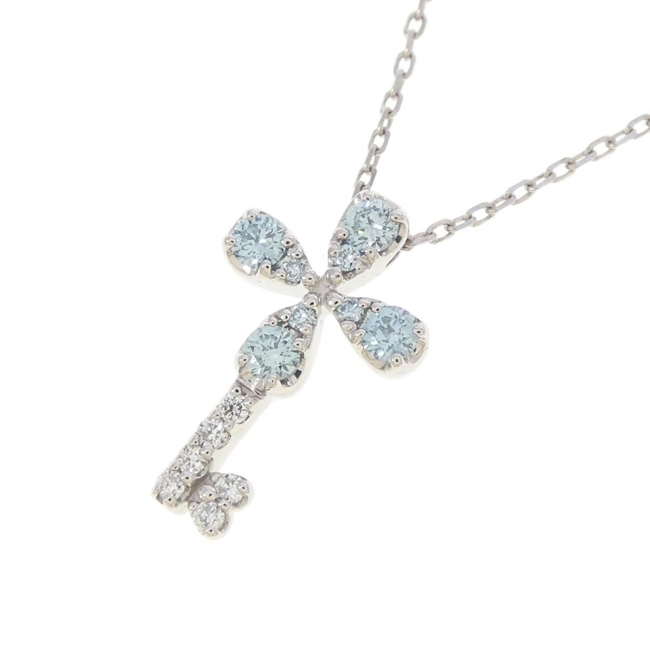 セイレーン　アズーロ ダイヤモンド ネックレス 0.02CT