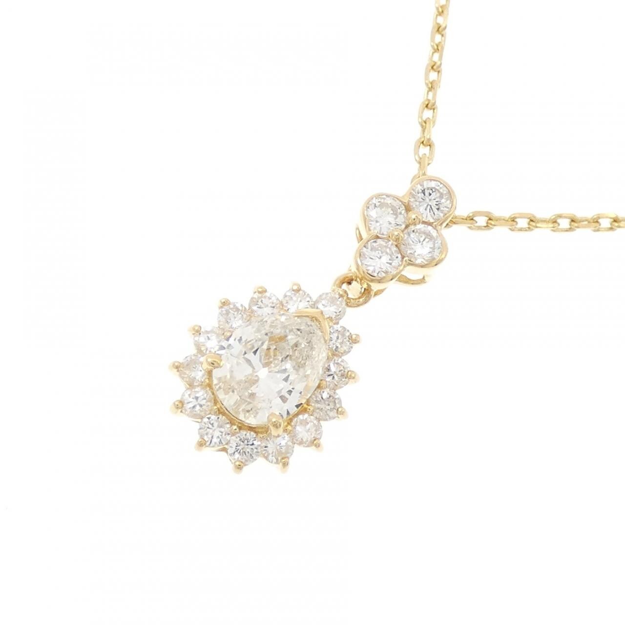 K18YG ダイヤモンド ネックレス 1.32CT