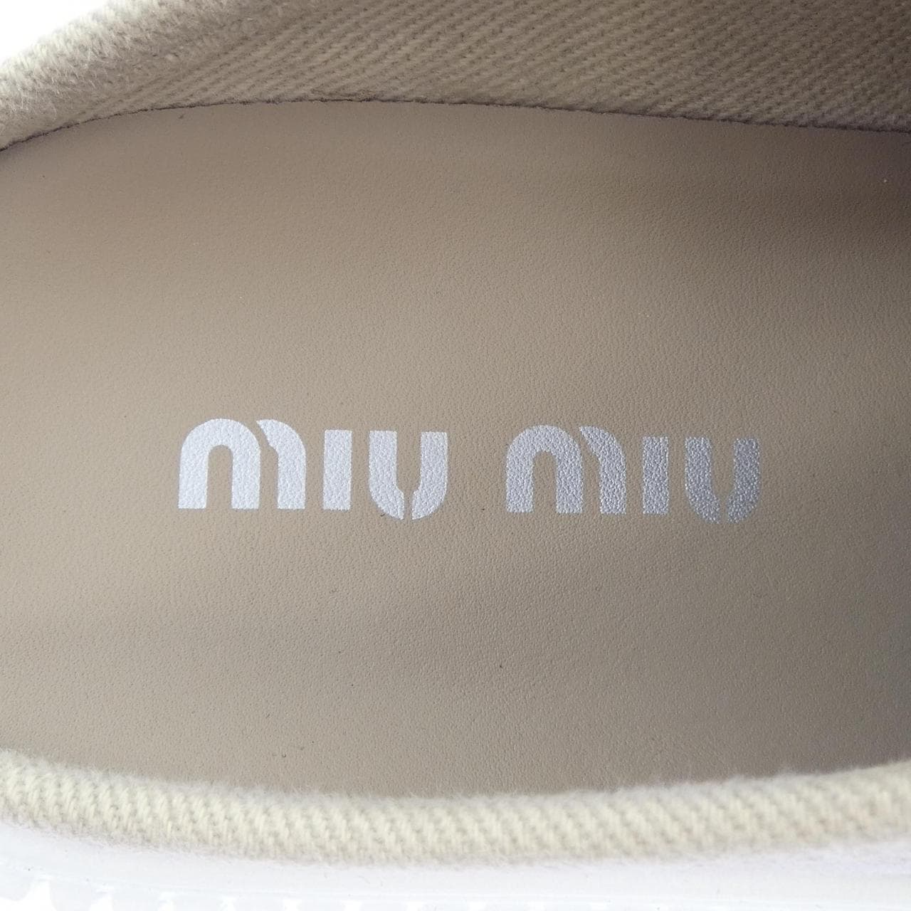 ミュウミュウ MIU MIU デニムスニーカーミュール 5E390E スニーカー