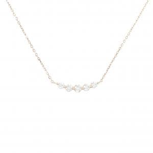 K10PG ダイヤモンド ネックレス 0.16CT