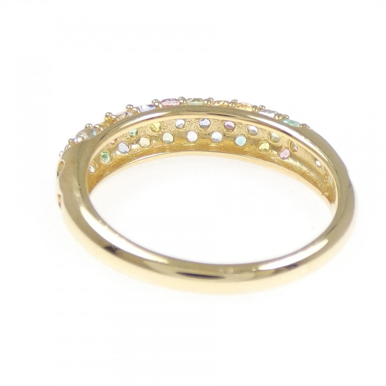 K18YG カラーストーン リング