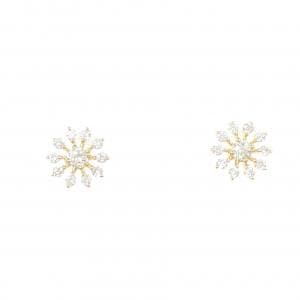 【リメイク】K18YG ダイヤモンド ピアス 0.30CT