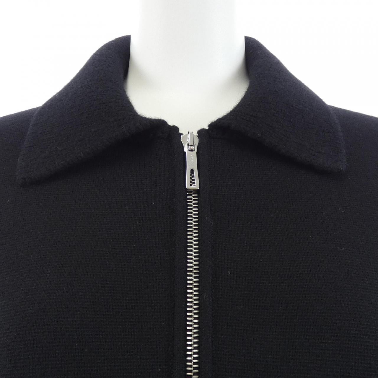 エルメス HERMES レザーディテール パッチポケット 6E2223D3 ジャケット