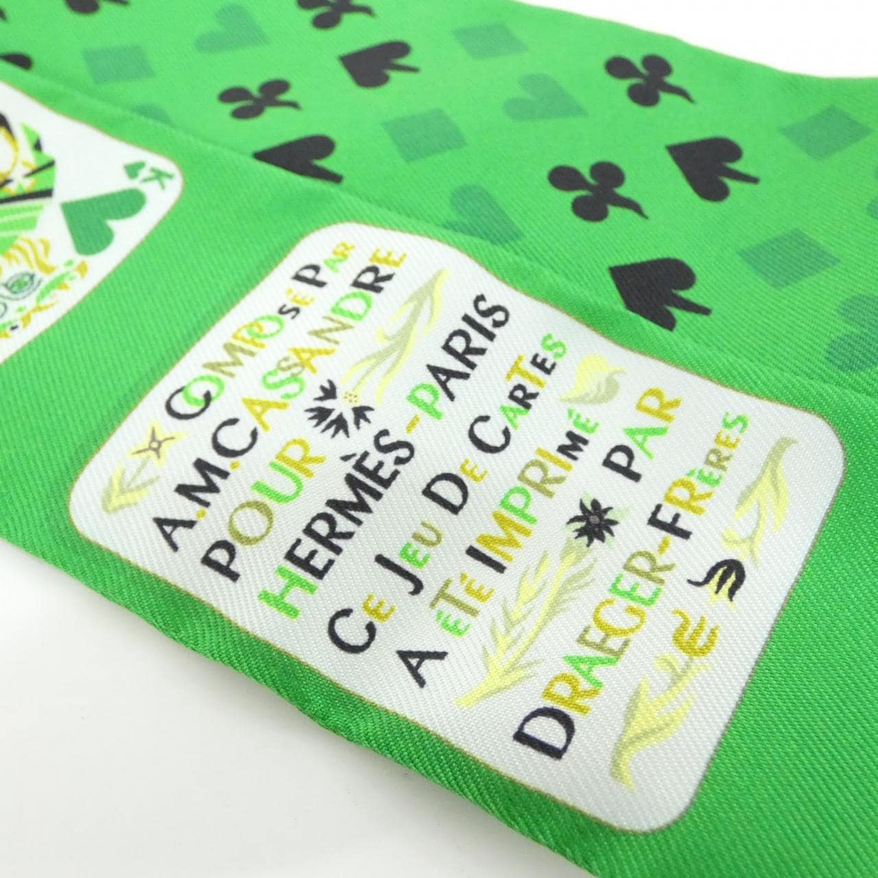 エルメス JEU DE CARTES ツイリー 063169S スカーフ