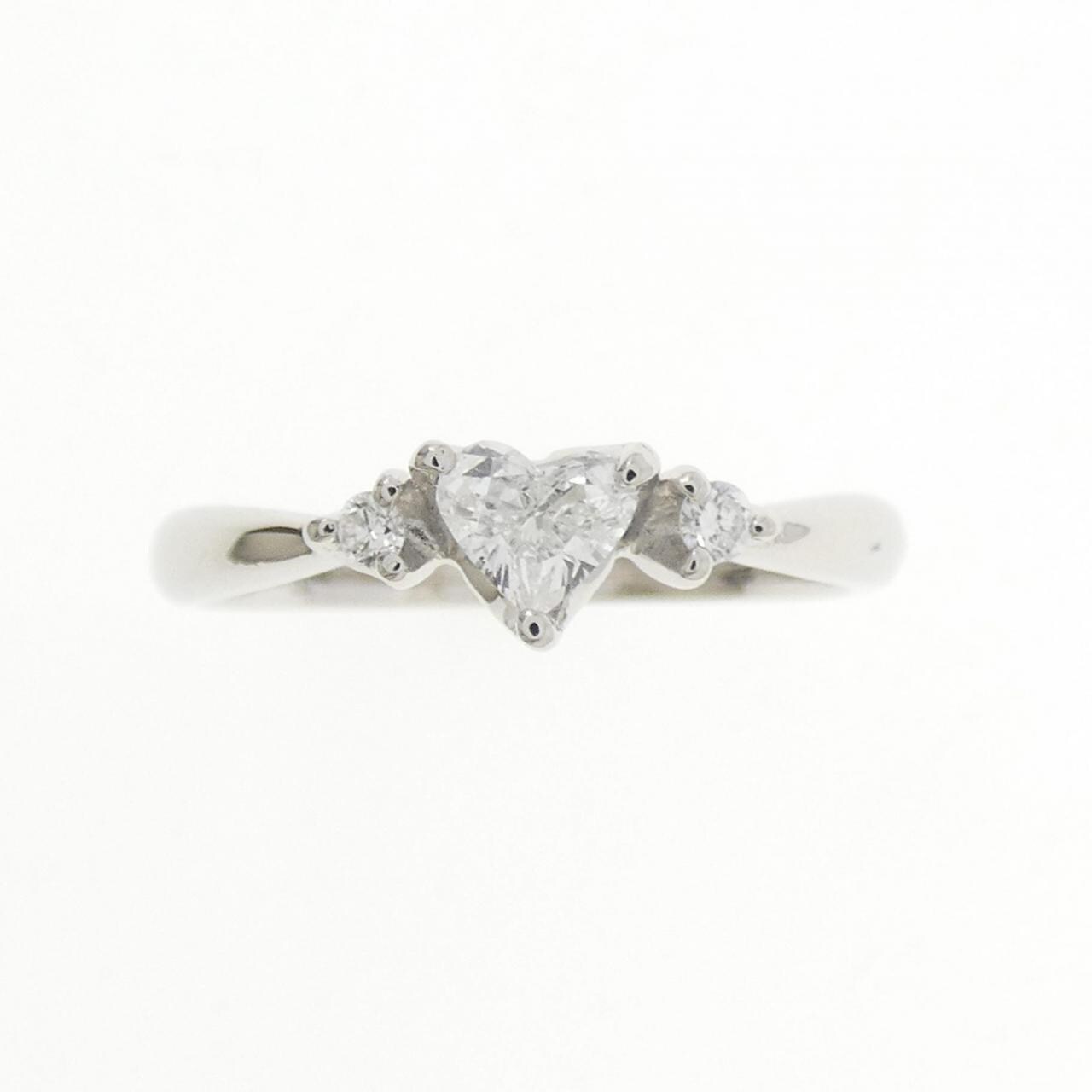 PT900 ハート ダイヤモンド リング 0.20CT