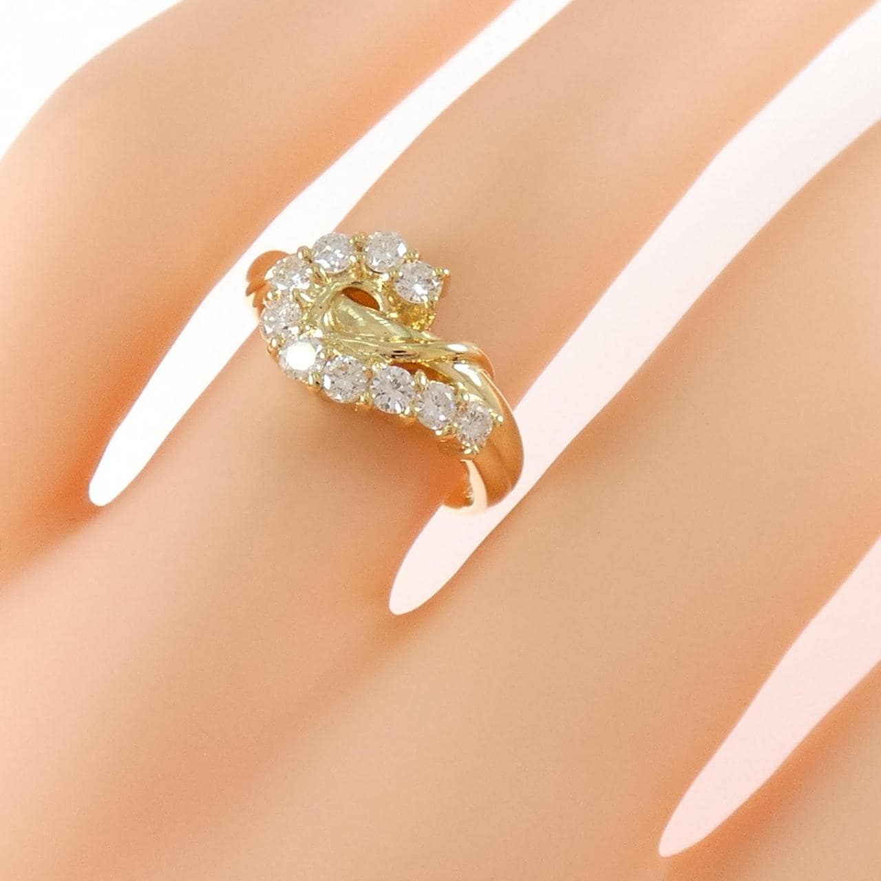 K18YG ダイヤモンド リング 0.51CT