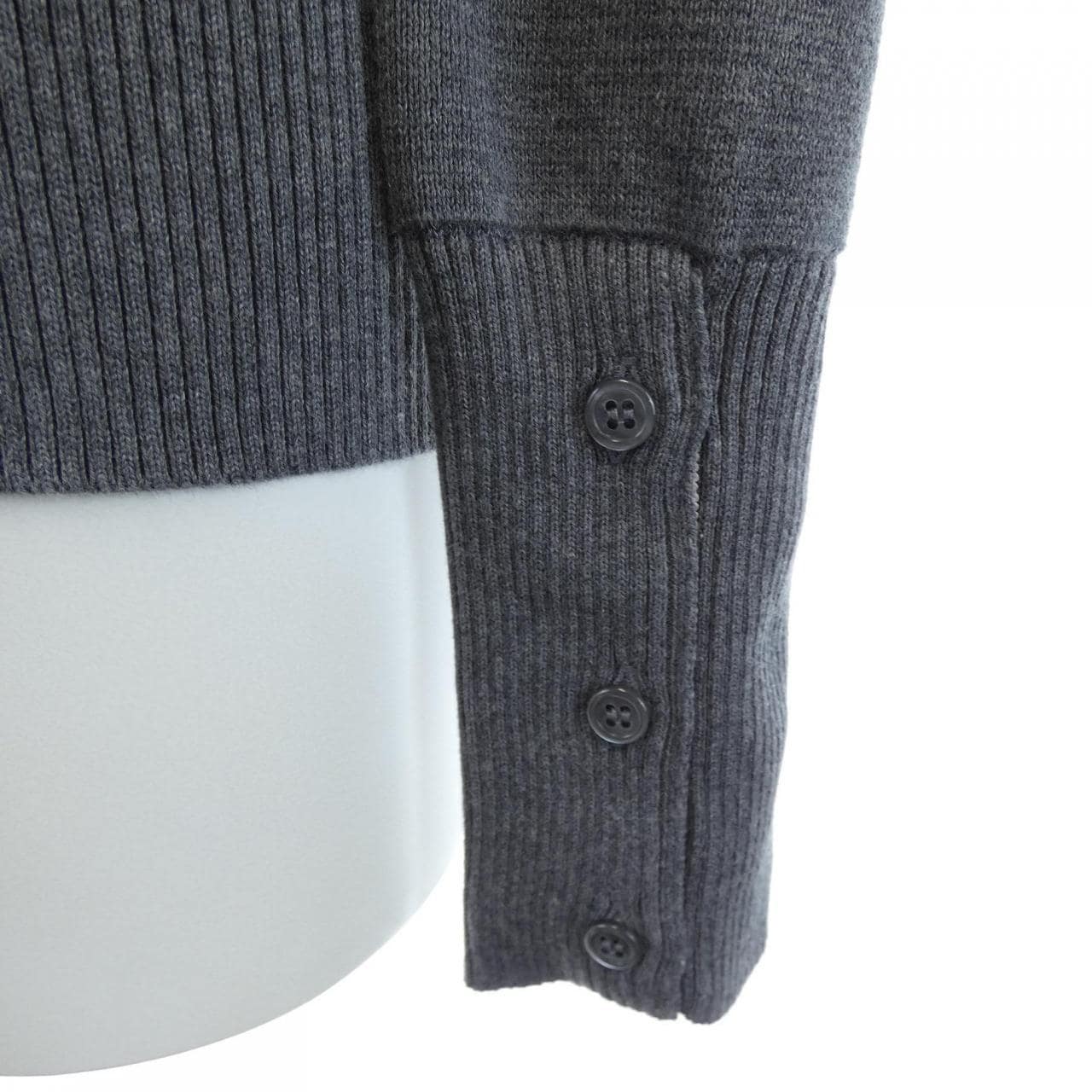 トムブラウン THOM BROWNE 4-BAR ミラノクラシックⅤネック FKC207A カーディガン