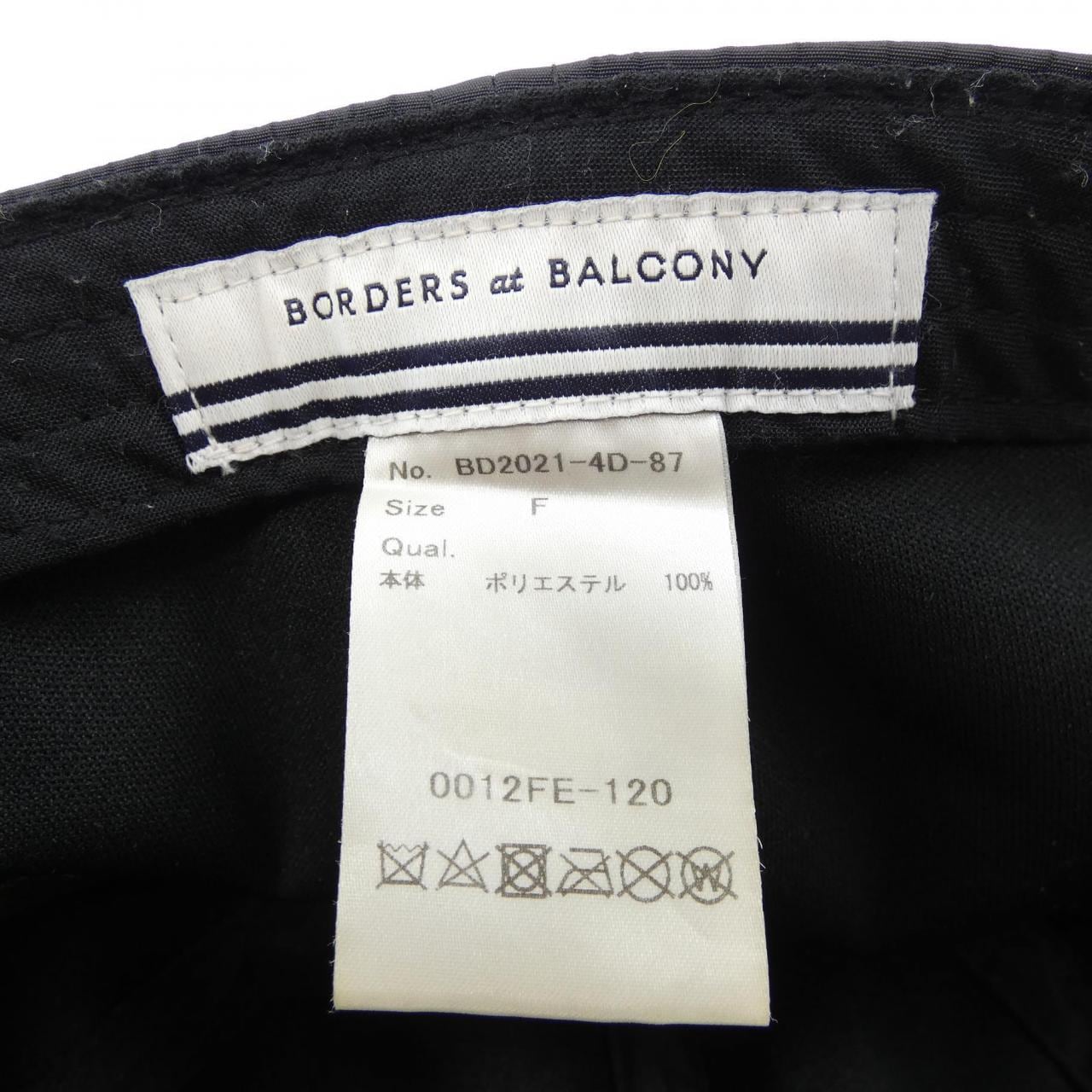 ボーダーズアットバルコニー BORDERS at BALCONY キャップ