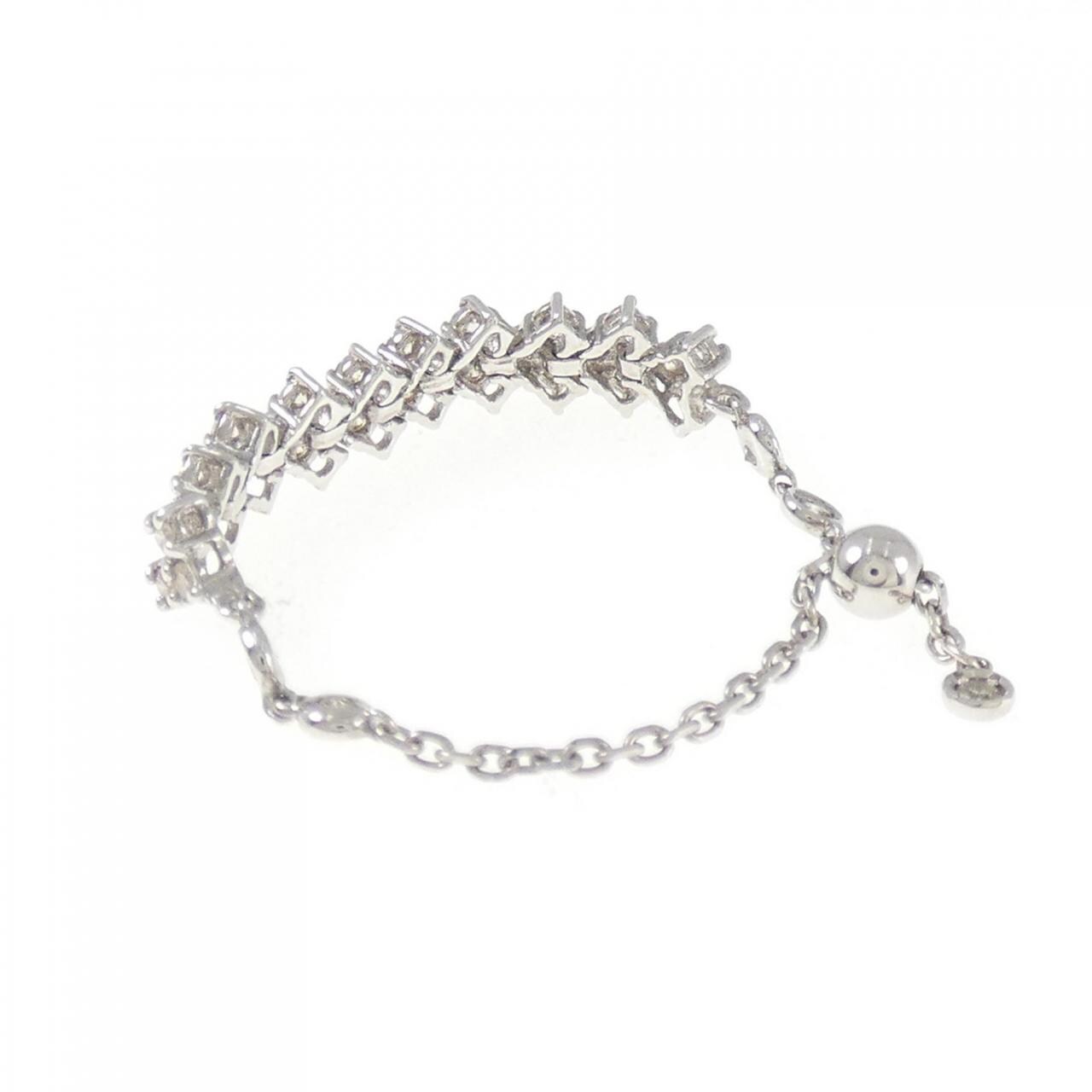 K18WG ダイヤモンド リング 0.30CT