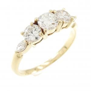 K18YG ダイヤモンド リング 1.05CT