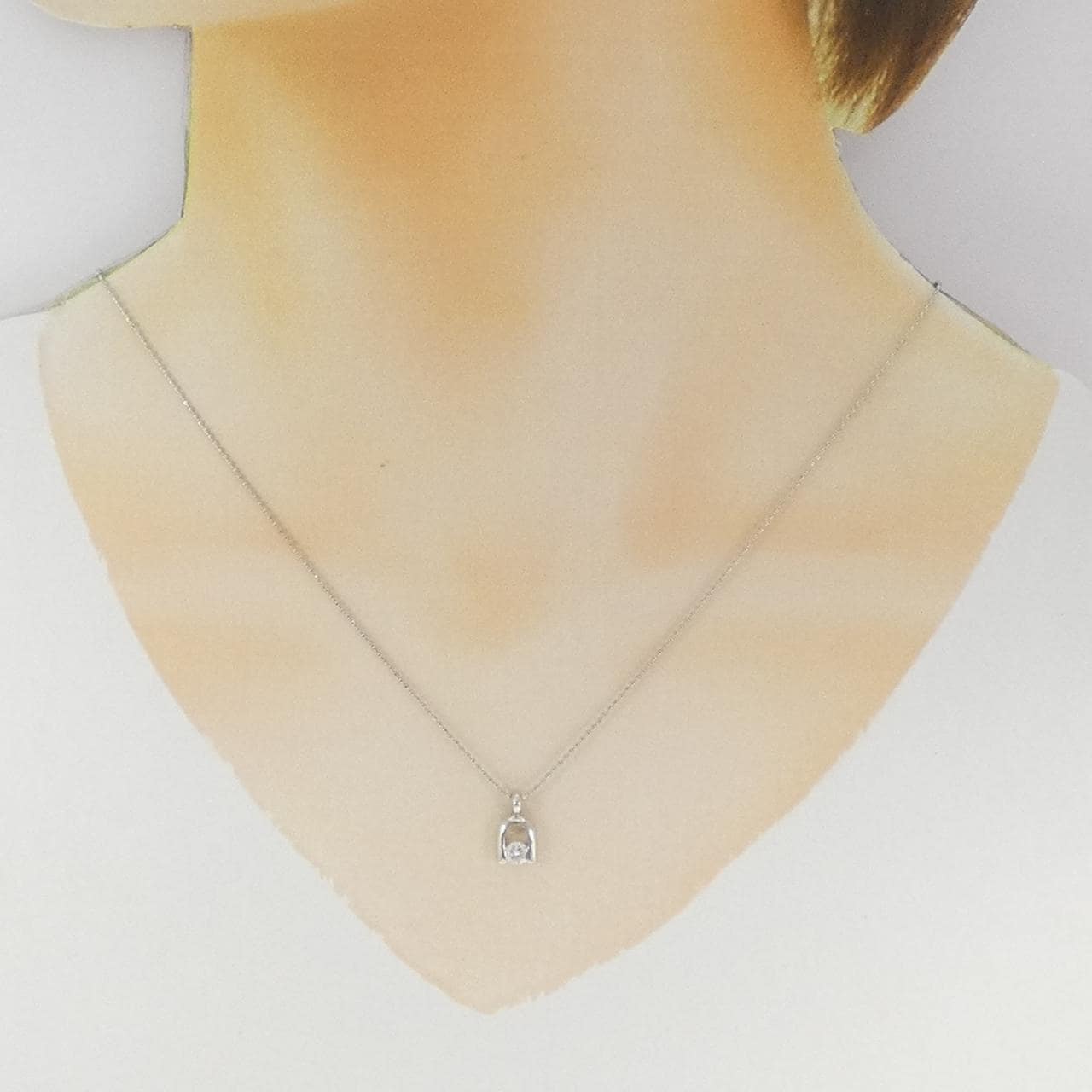 PT900/PT850 ダイヤモンド ネックレス 0.20CT