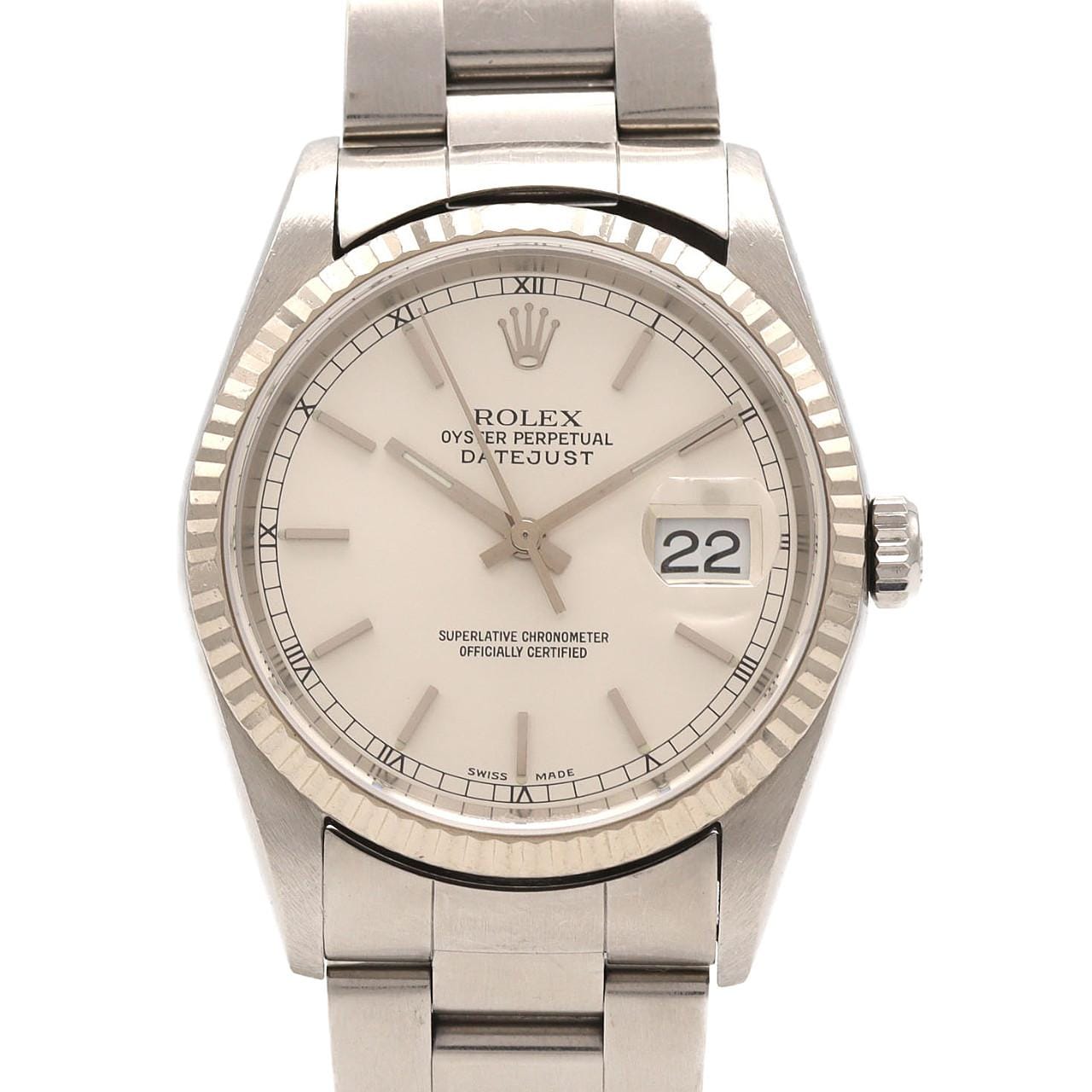 【ノーメンテナンス還元価格】ロレックス デイトジャスト 16234･3 SSxWG 自動巻